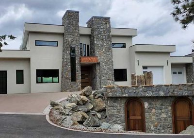 Okanagan Dev Consultants Custom-Home-Stone-Towers